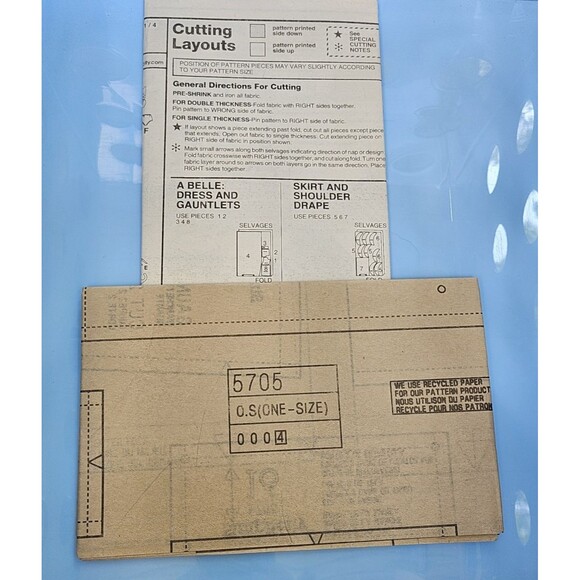 Simplicity 5705 Disney Pattern for 18 inch Doll Clothes - Complete and Uncut - Picture 3 of 3